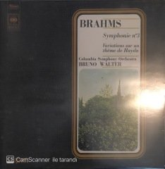Brahms Symphonie No.3 Variations Sur Un Theme De Haydn LP