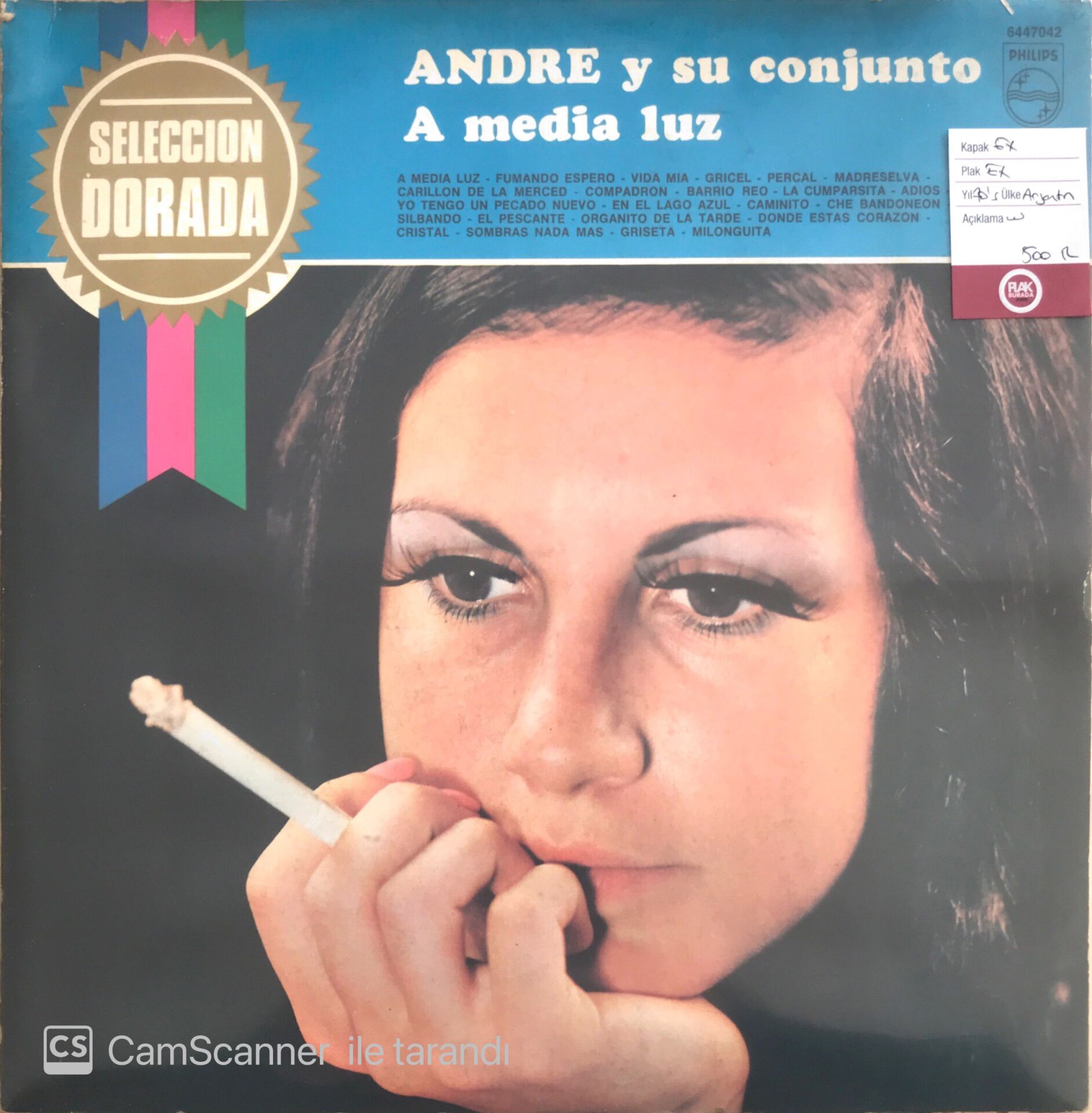 Andre Y Su Conjunto - A Media Luz - LP