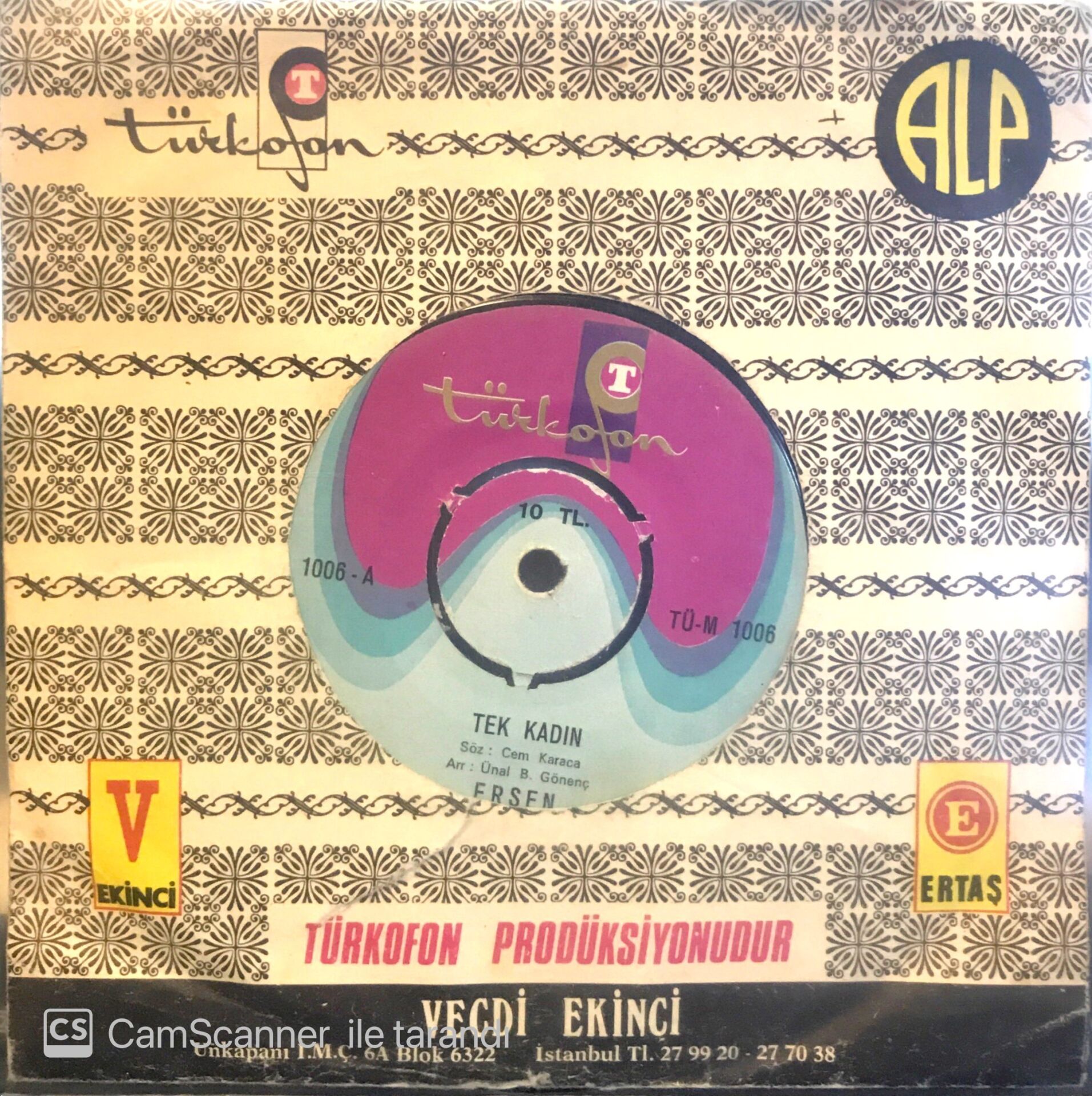 Ersen - Tek Kadın 45lik