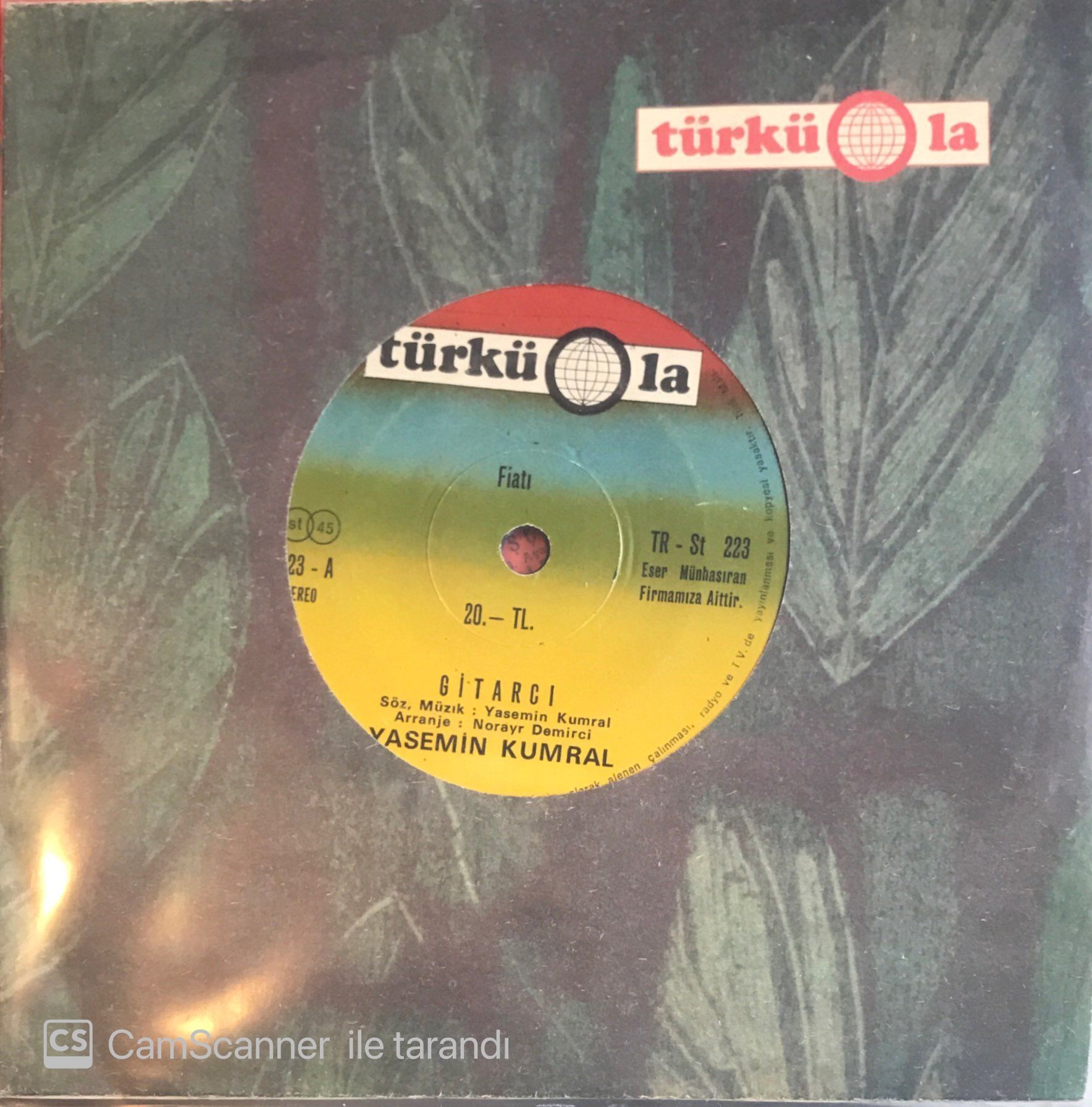 Yasemin Kumral - Gitarcı 45lik