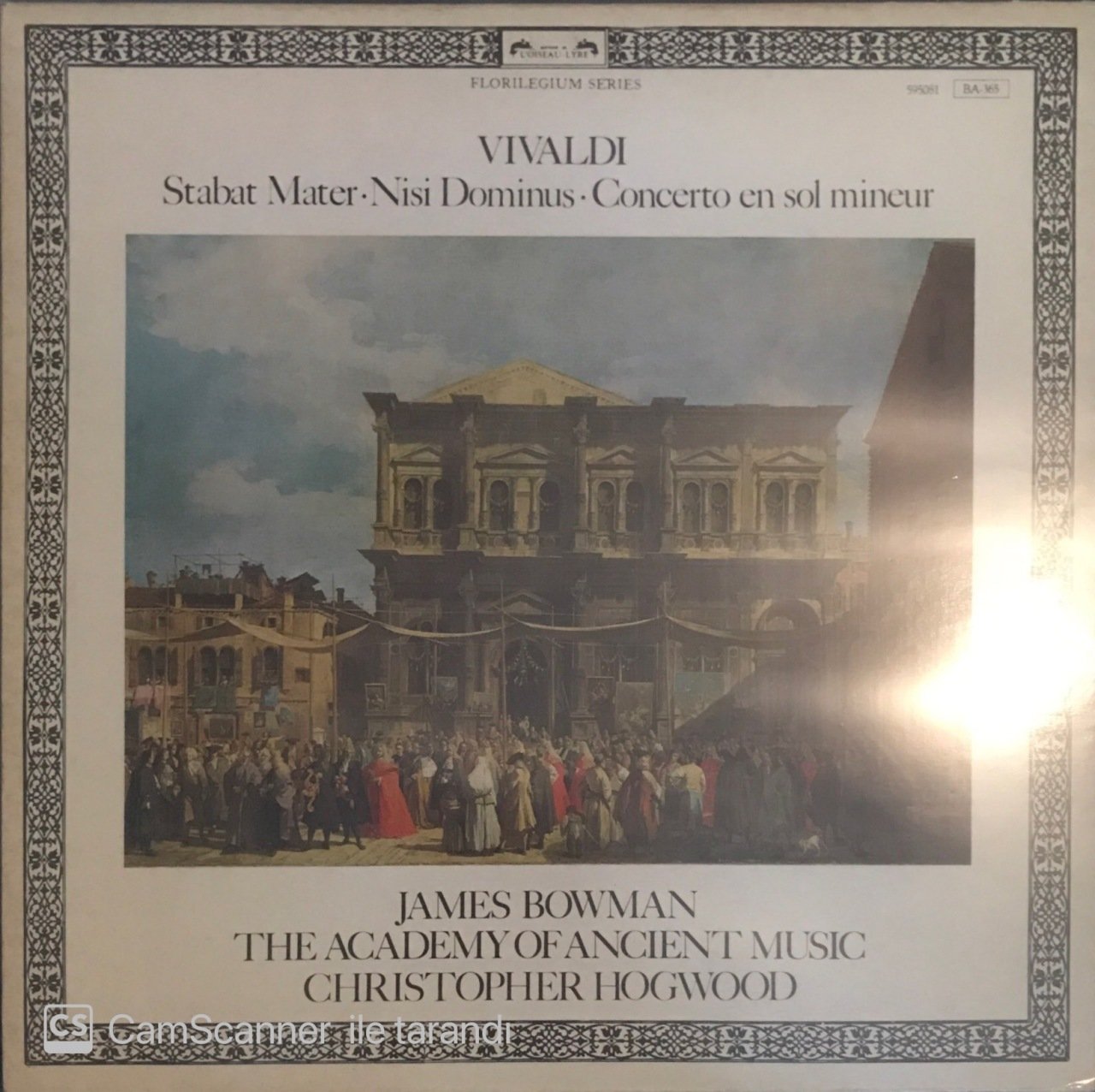 Vivaldi Stabat Mater Nisi Dominus Concerto En Sol Mineur LP