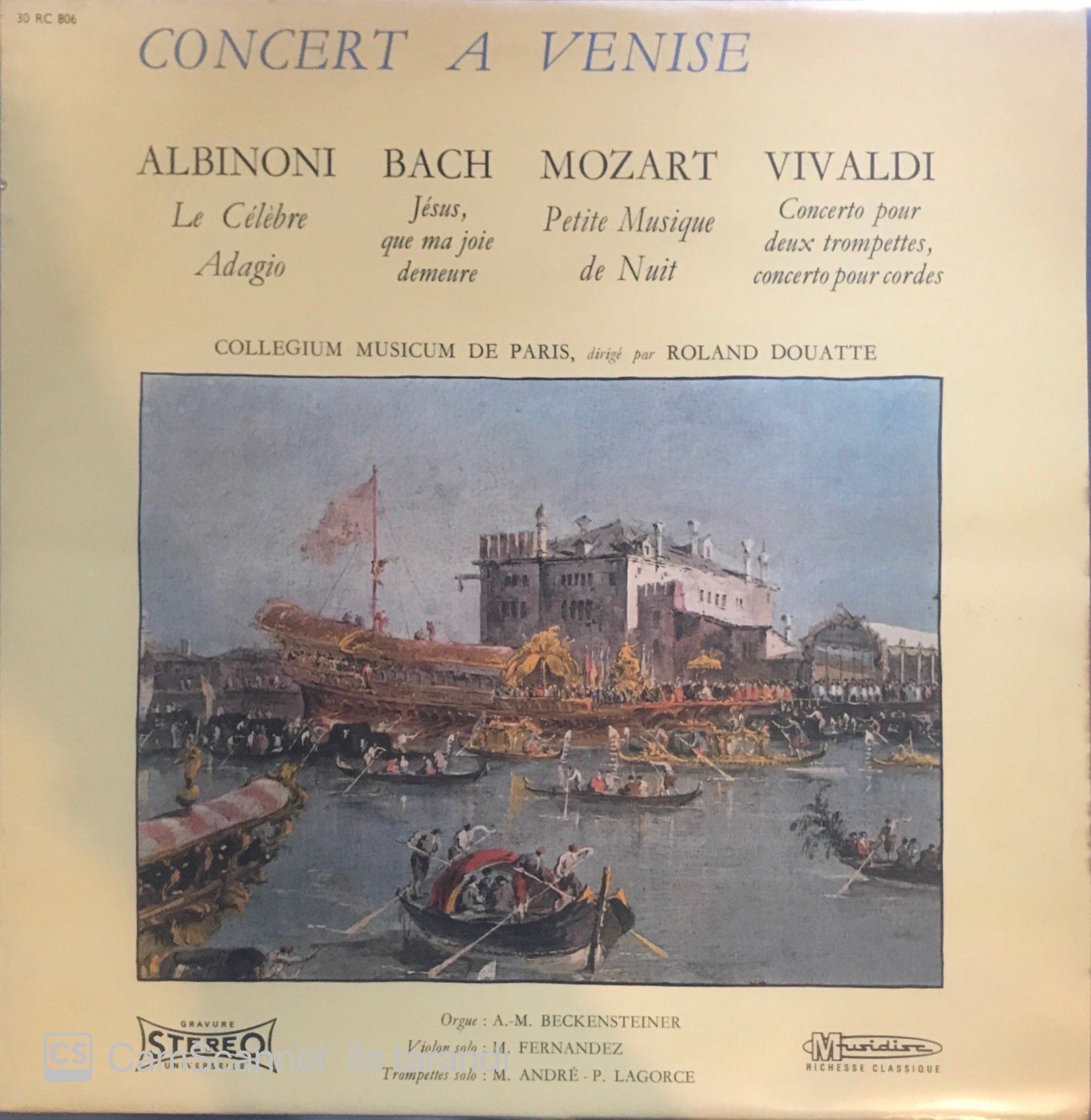 Concert A Venise LP