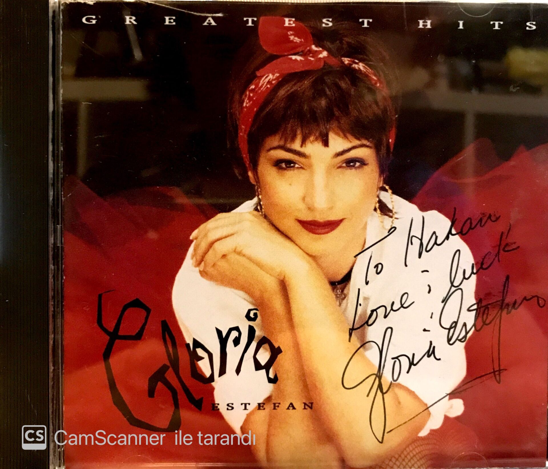 Gloria Estefan Greatest Hits (isime imzalı Kapak) CD