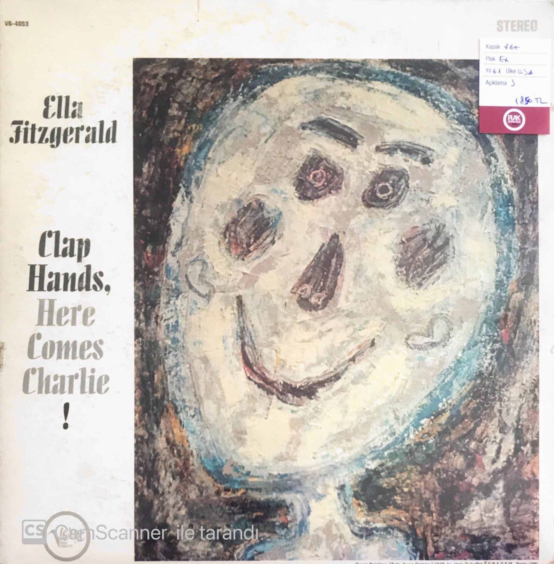 Ella Fitzgerald - Clap Hands,Here Comes Charlie! - LP