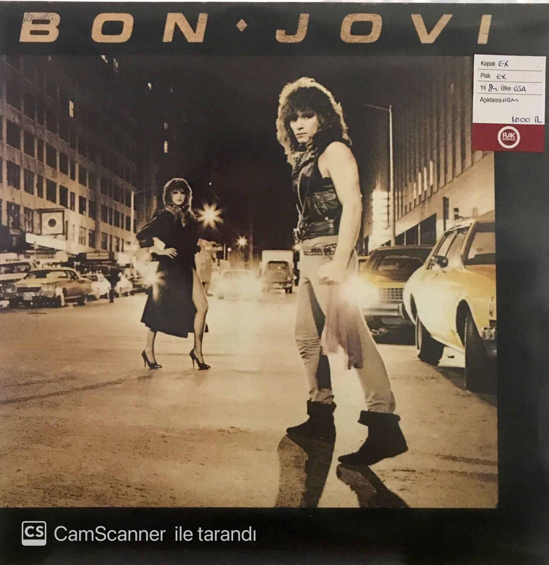 Bon Jovi - Bon Jovi LP