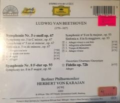 Beethoven - Symphonien Nr. 5 & 8 CD