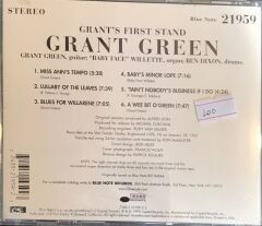 Grant Green - Grant's First Stand CD