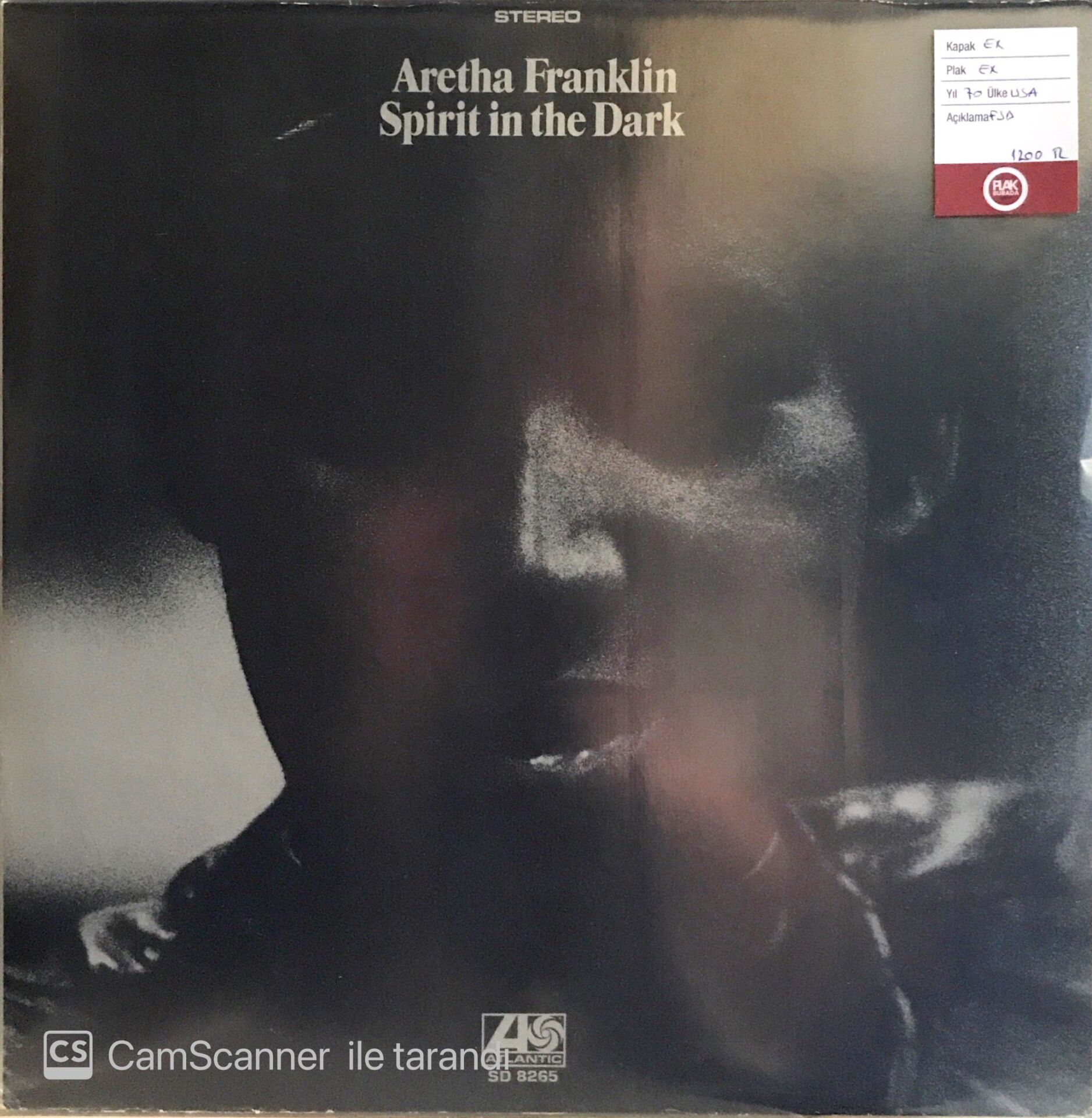 Aretha Franklın - Spirit ın The Dark LP