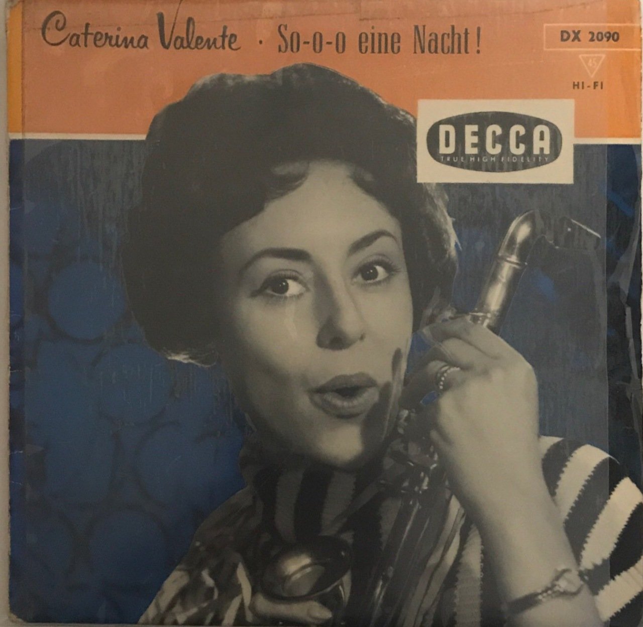Caterina Valente So-o-o Eine Nacht 45lik