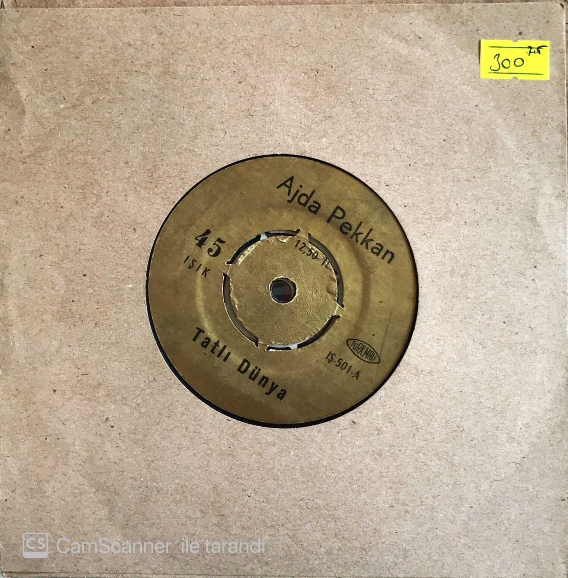 Ajda Pekkan Tatlı Dünya 45lik