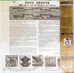Miles Davis - Bags' Groove (Japonya Baskı) - LP