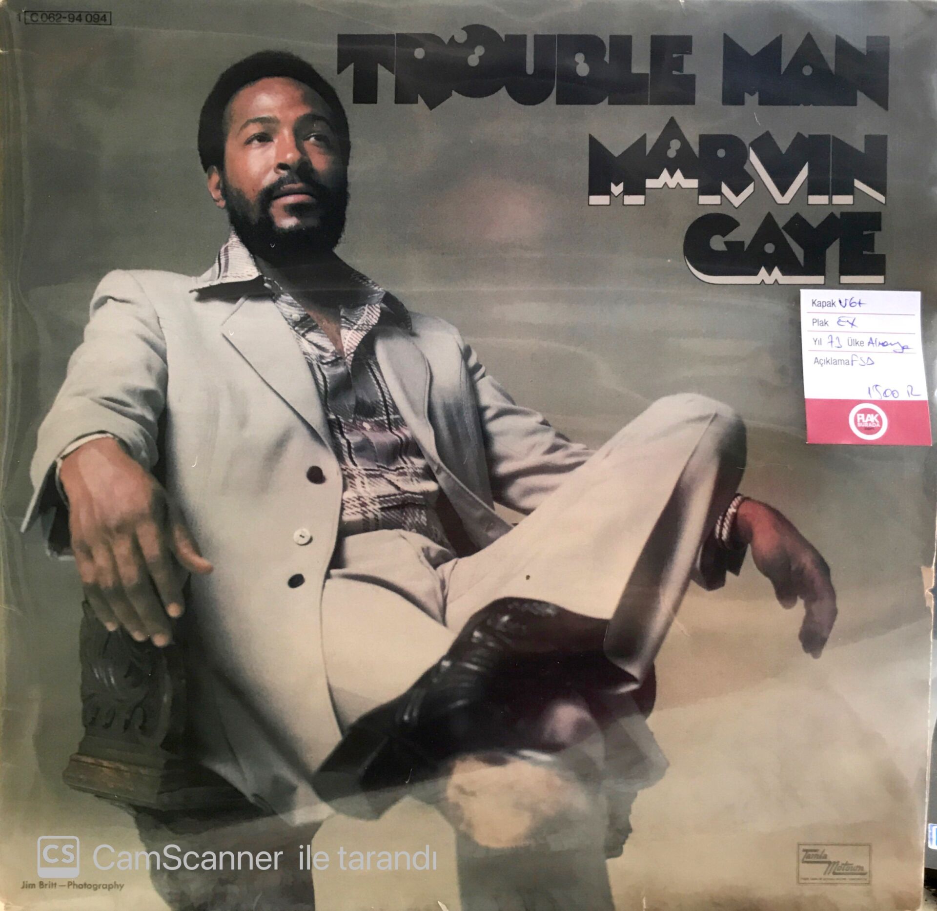 Marvin Gaye Trouble Man LP