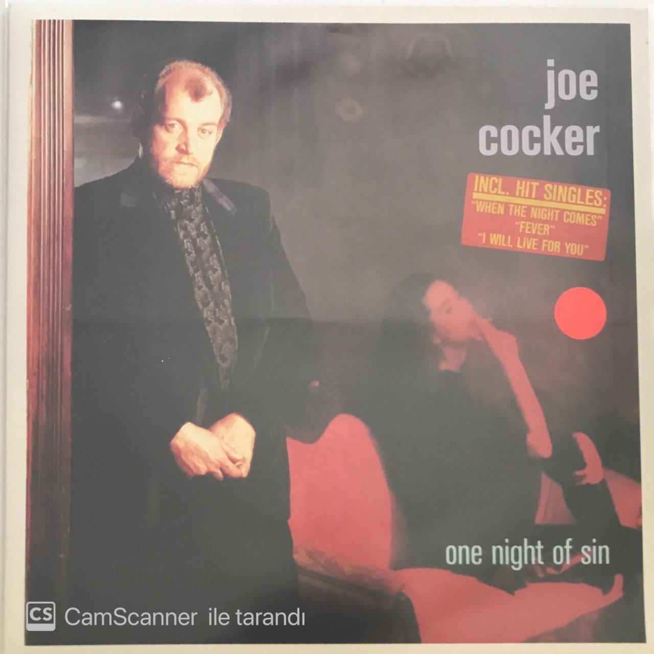 Joe Cocker One Night Of Sin LP