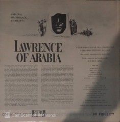 Original Soundtrack Recording Academy Award Winenr Lawrence Of Arabia LP