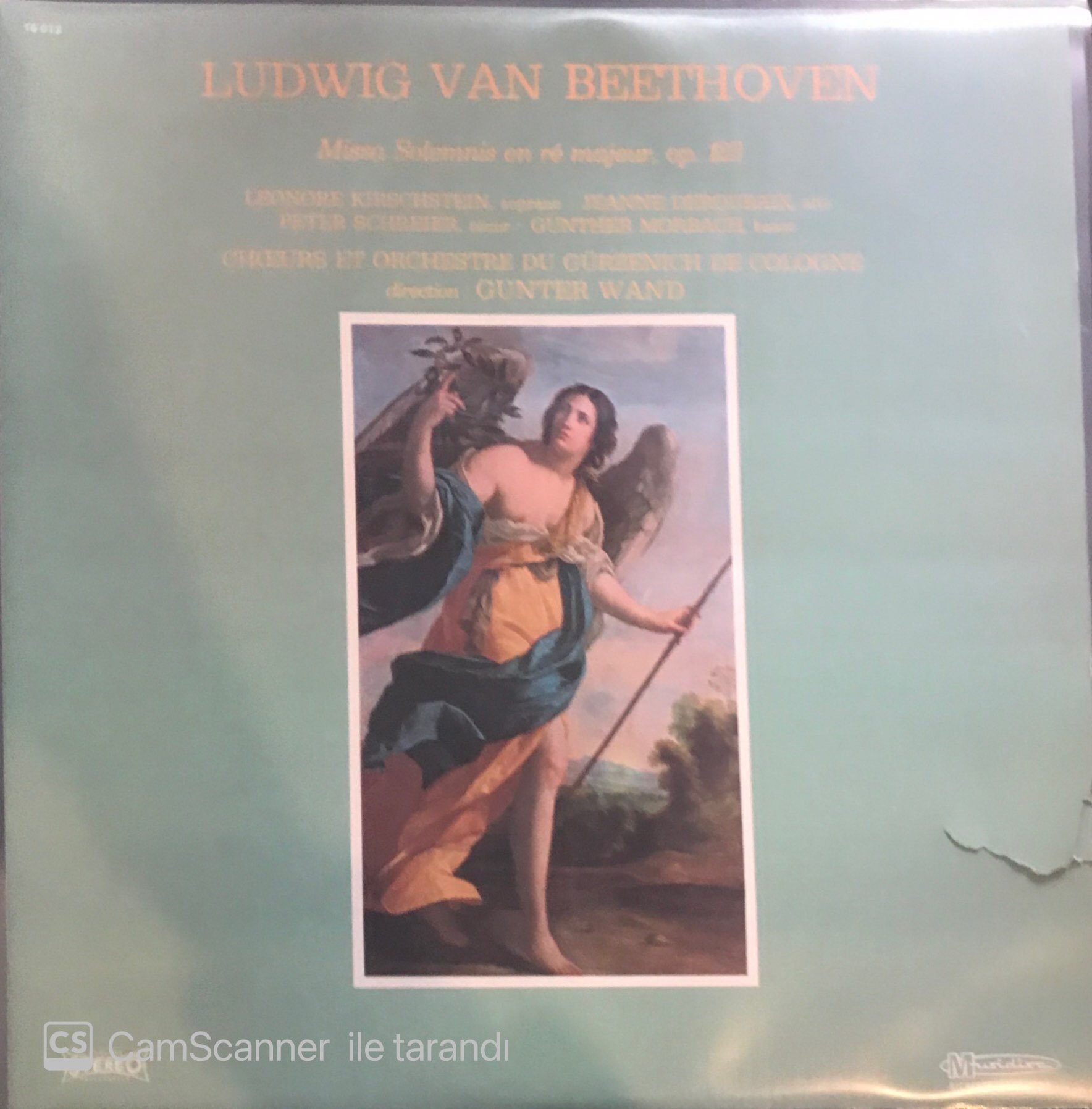 Beethoven Missa Solemnis En Re Major Op. 123 LP