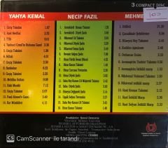 Bestelenen Şiirleriyle Yahya Kemal Necip Fazıl Mehmet akif CD