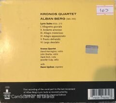 Kronos Quartet Alban Berg: Lyric Suite CD