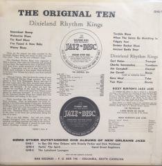 Dixieland Rhythm Kings The Original Ten LP
