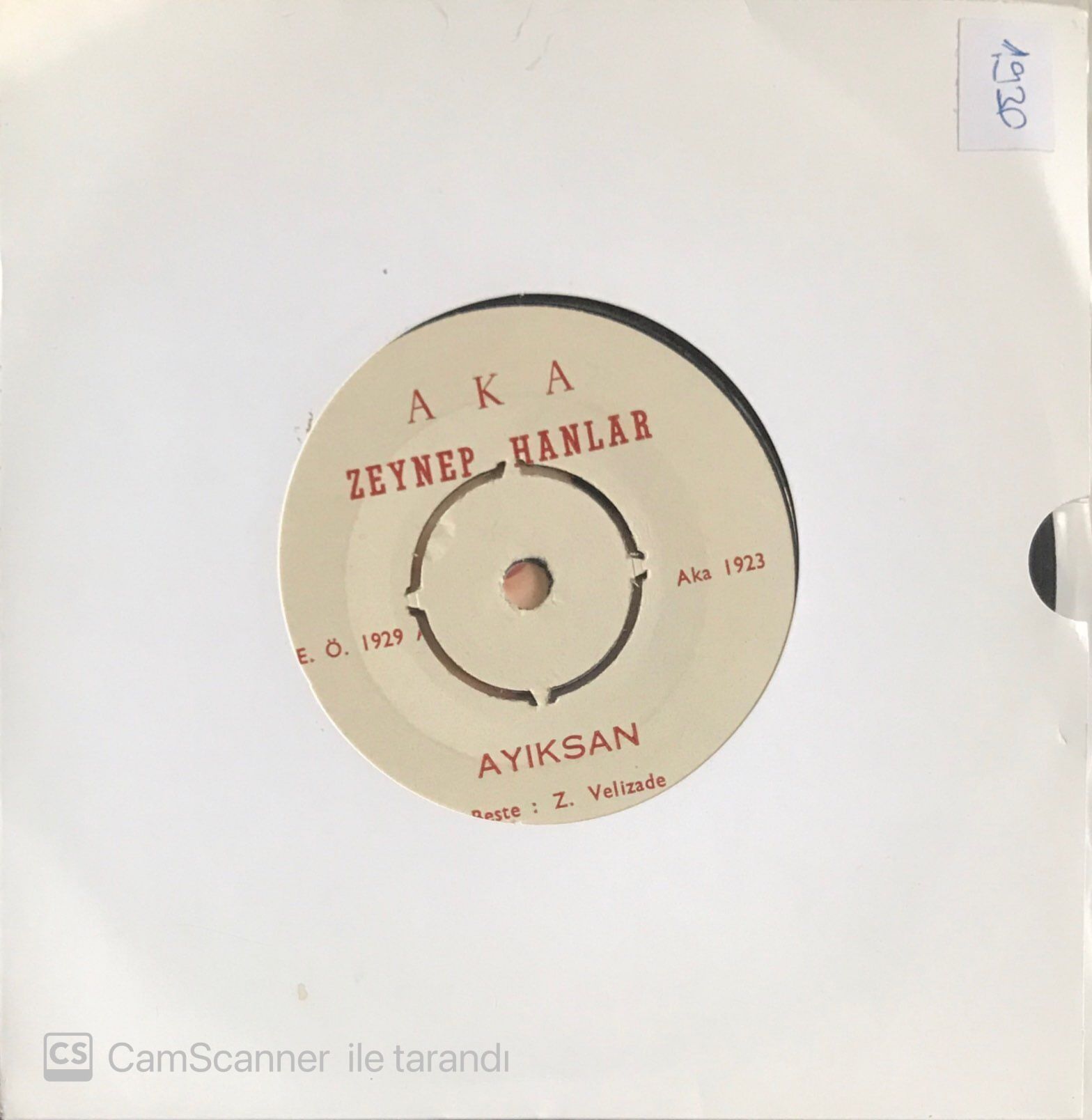 Zeynep Hanlar - Ayıksan 45lik