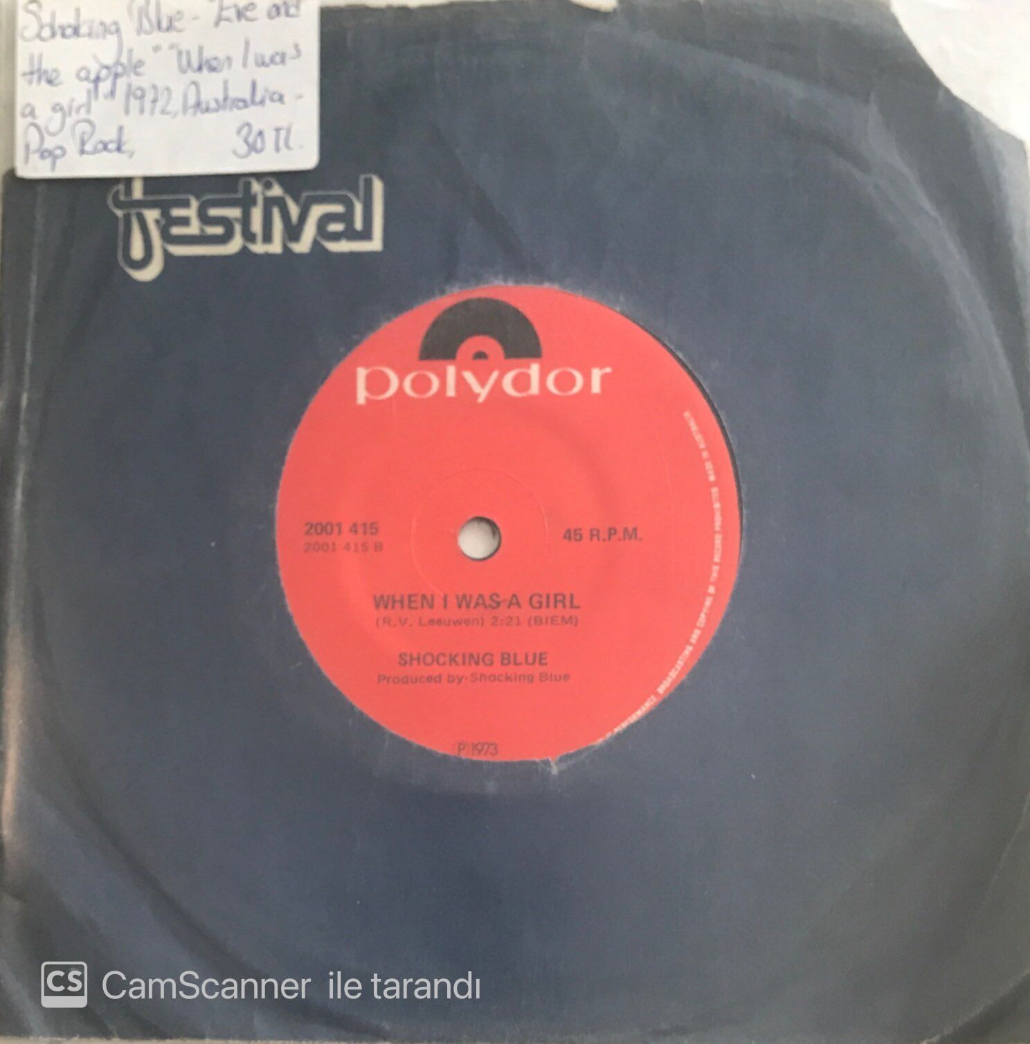Shocking Blue Eve And The Apple 45lik