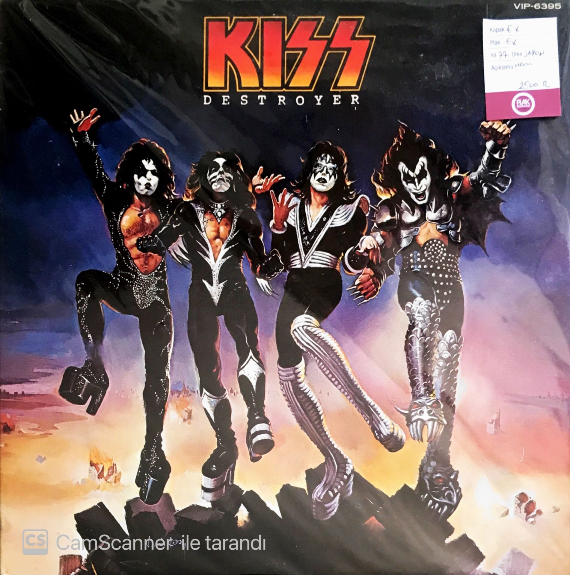 Kiss - Destroyer (Japonya Baskı) - LP