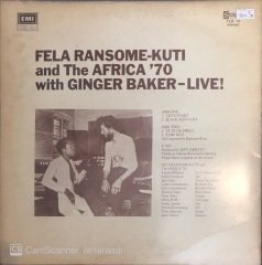 Fela Ransome Kuti And The Africa '70 With Ginger Baker Live! LP