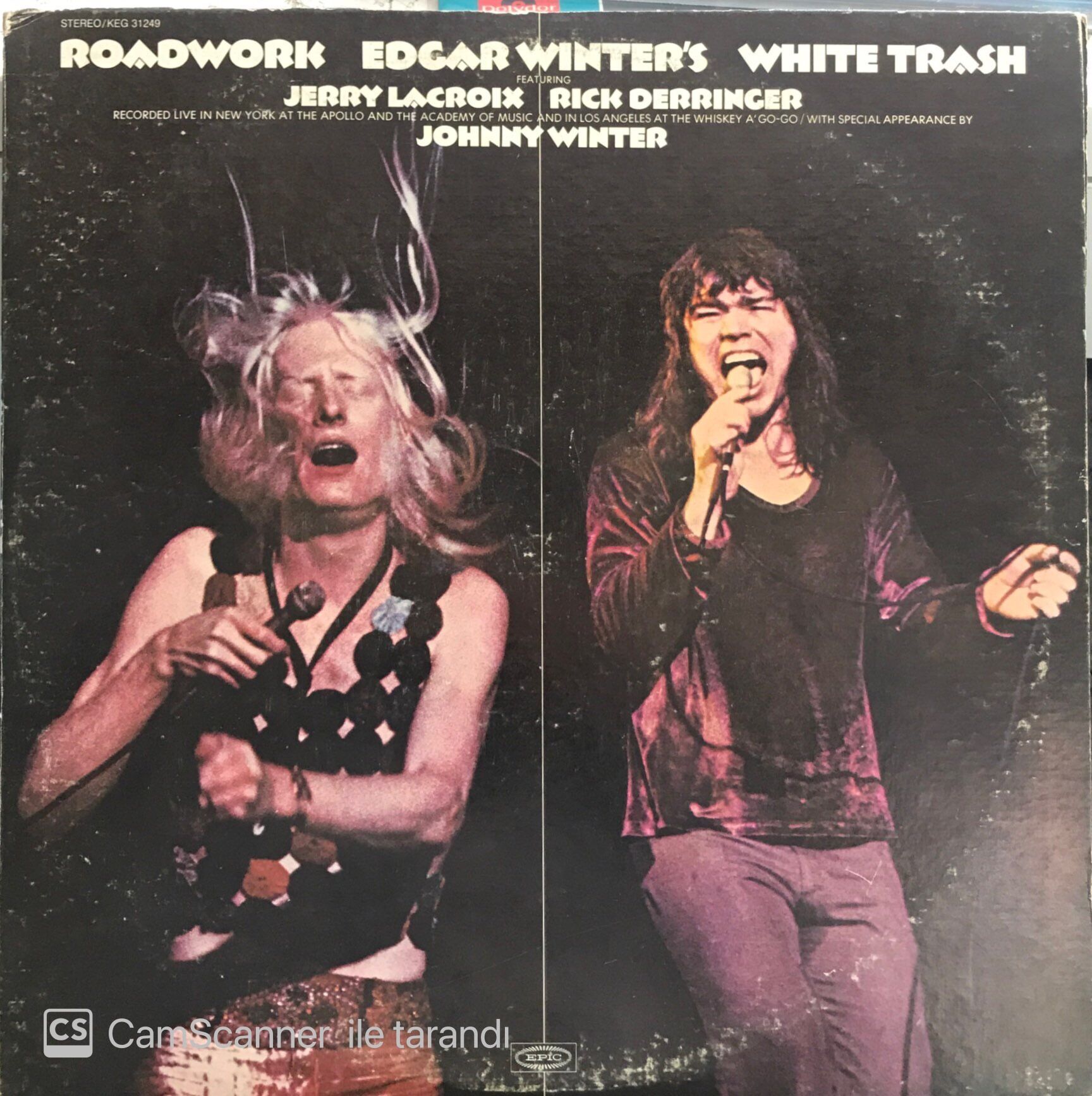 Edgar Winter's White Trash - Roadwork Double LP