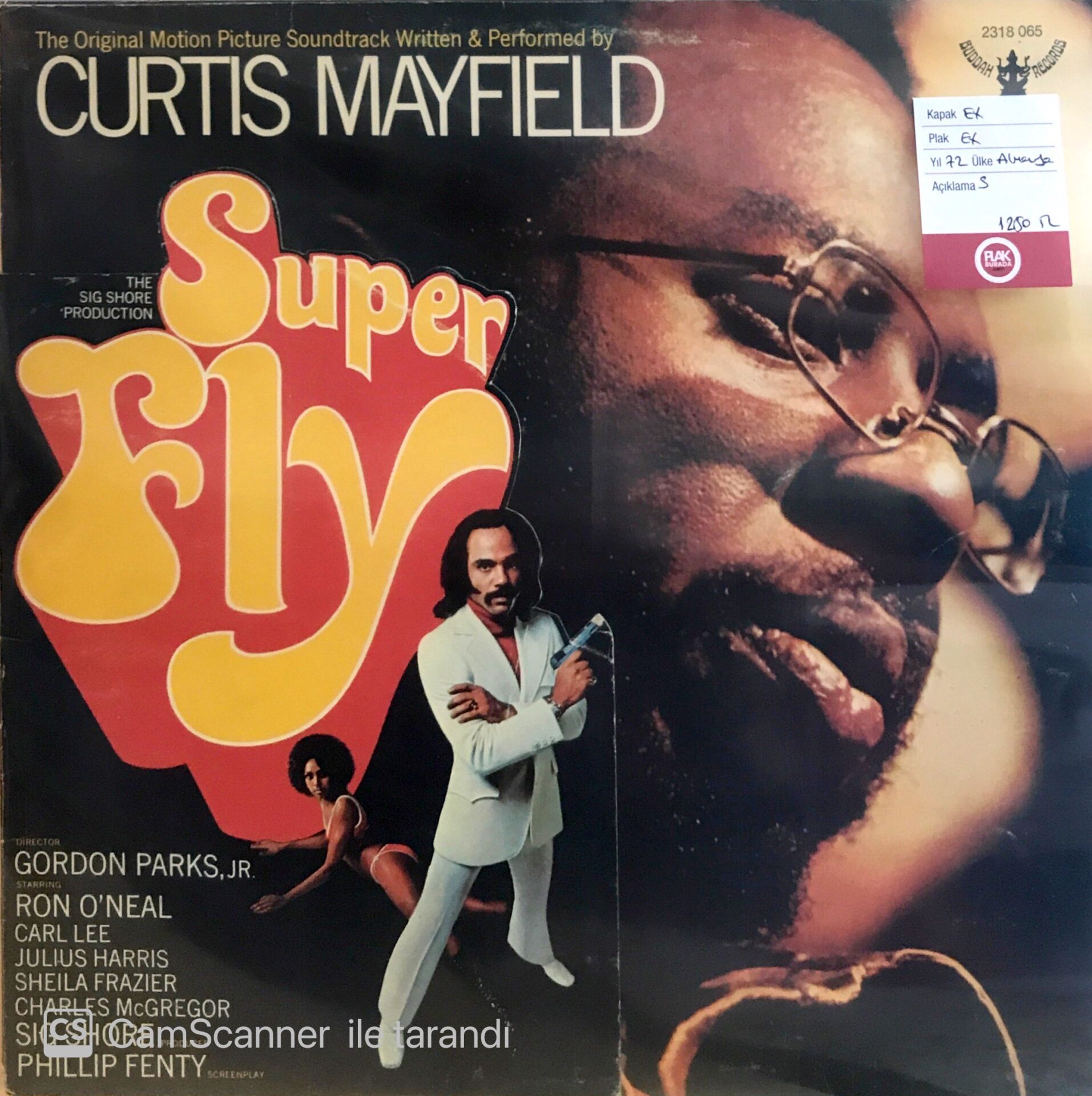Curtis Mayfield Superfly LP