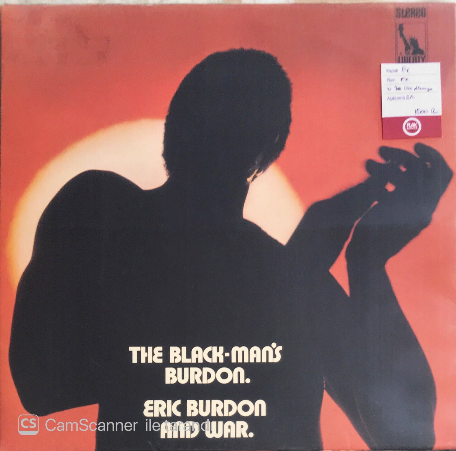 Eric Burdon and War - The Black-Man's Burdon - Double LP