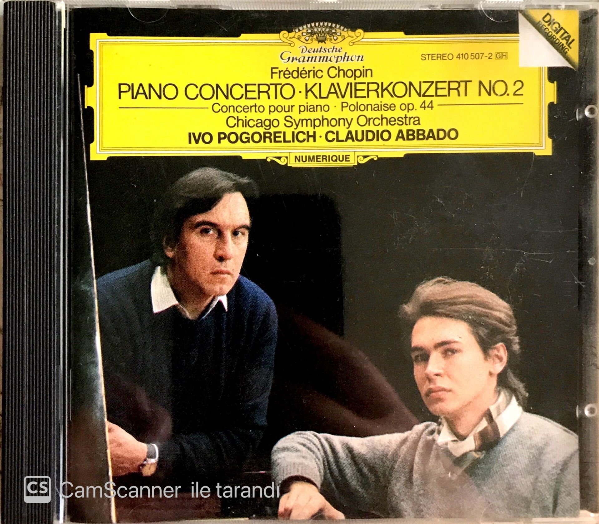 Chopin: Klavierkonzert Nr. 2 - Polonaise Op. 44 - Pogorelich / Chicago Symphony Orchestre / Abbado CD