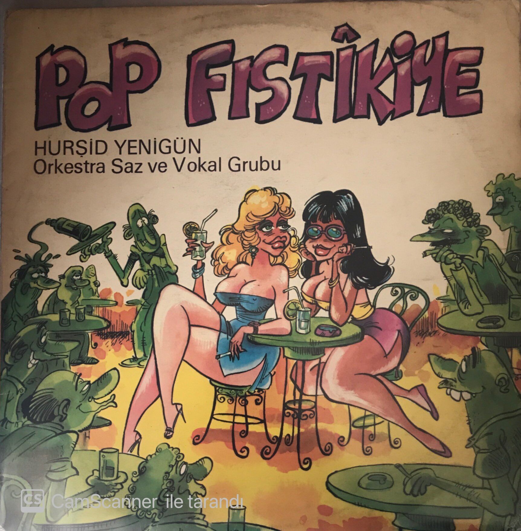 Hurşid Yenigün Orkestra Saz Ve Vokal Grubu Pop Fıstikiye LP