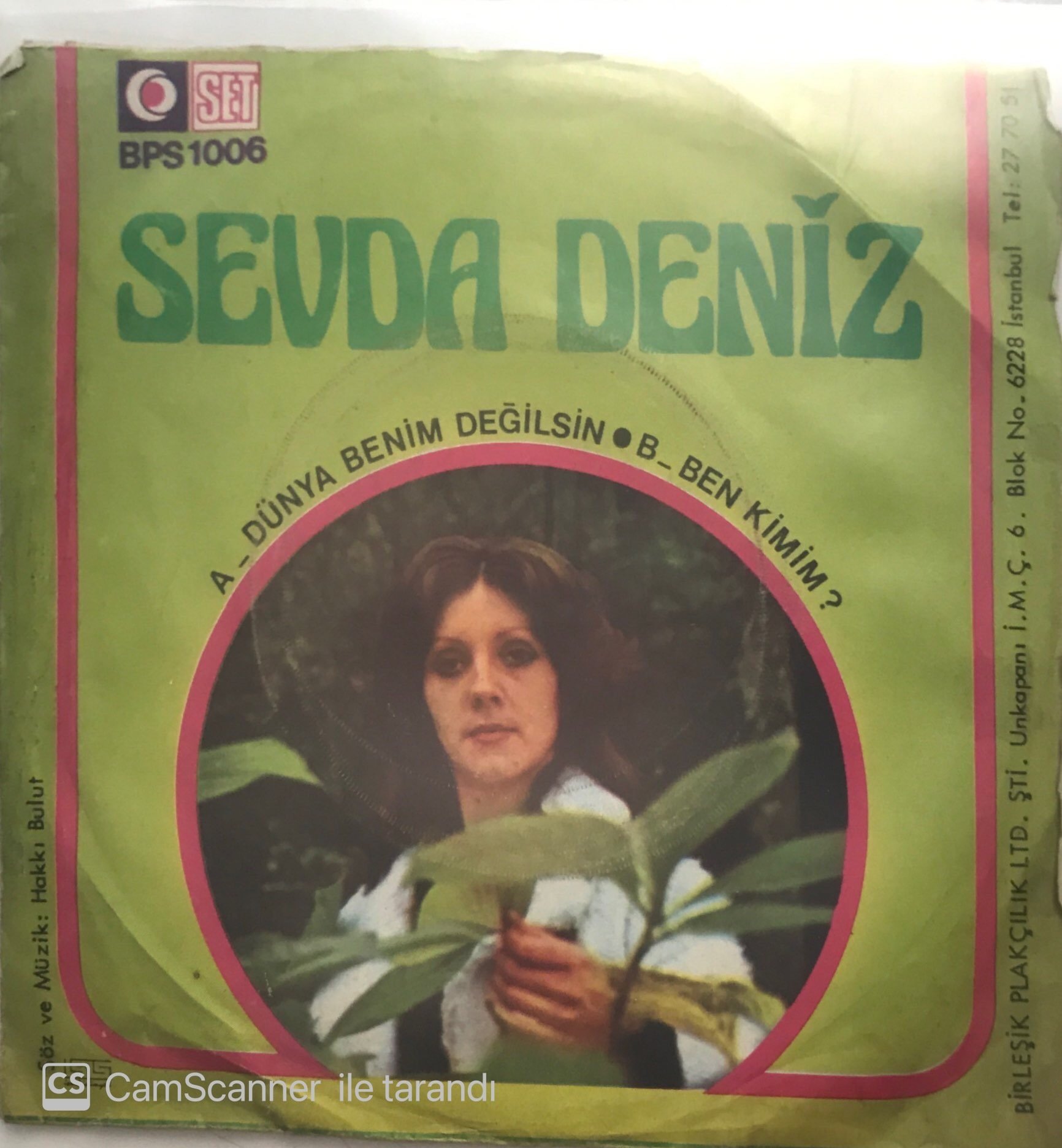 Sevda Deniz Dünya Benim Değilsin 45lik