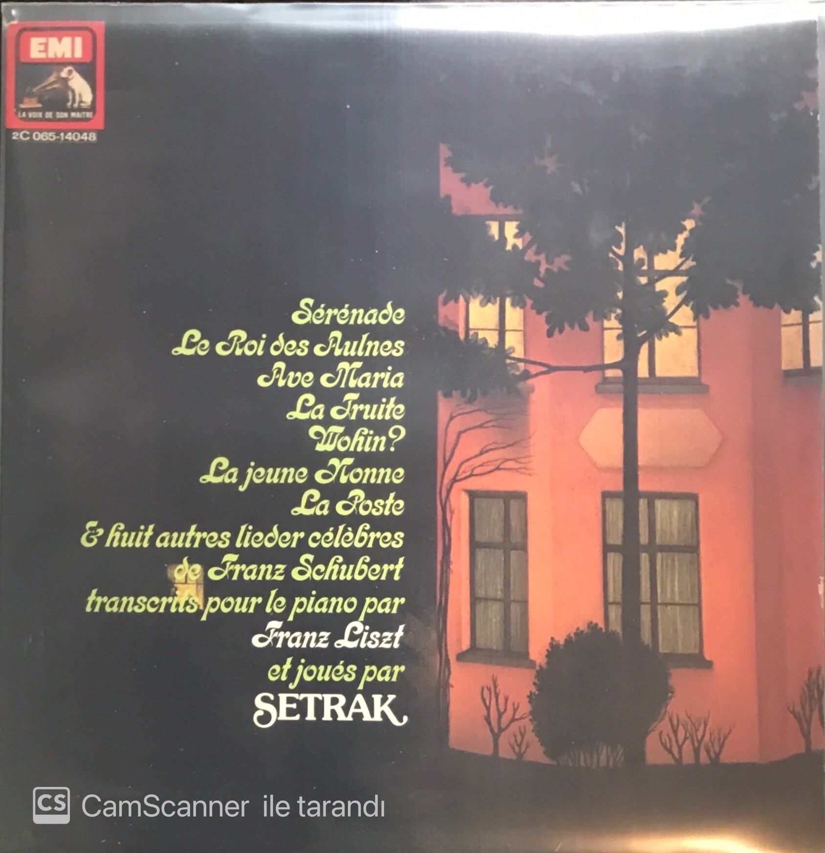 Setrak Liszt Schubert LP