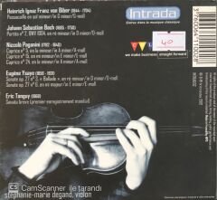 Stephanıe Marie Degand - Biber Bach Paganini Ysaye Tanguy CD