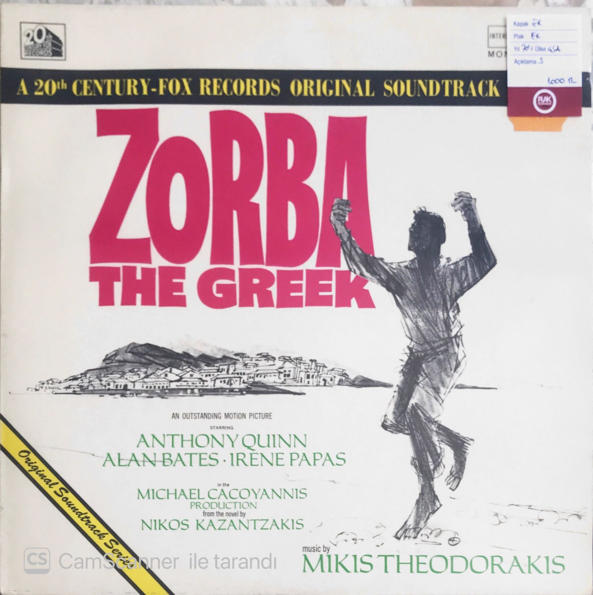Zorba The Greek - Original Soundtrack Album - LP