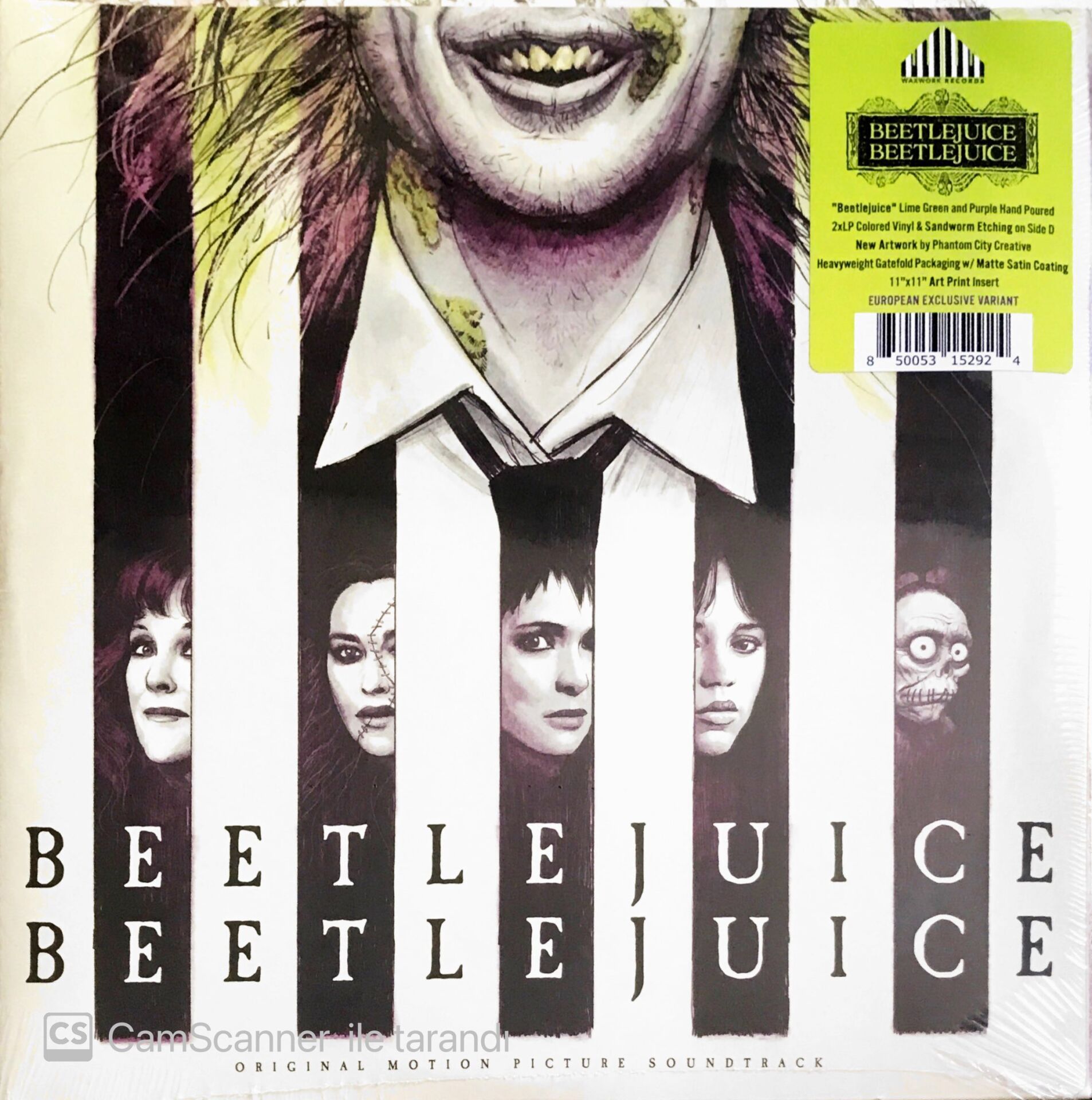 Beetlejuice Beetlejuice - Soundtrack (Lime Green And Purple Hand Poured Colored Vinyl)  - Double LP