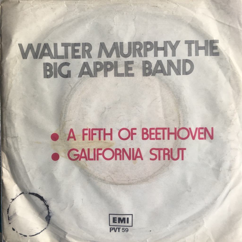 Walter Murphy And The Big Apple Band A Fifth Of Beethoven 45lik