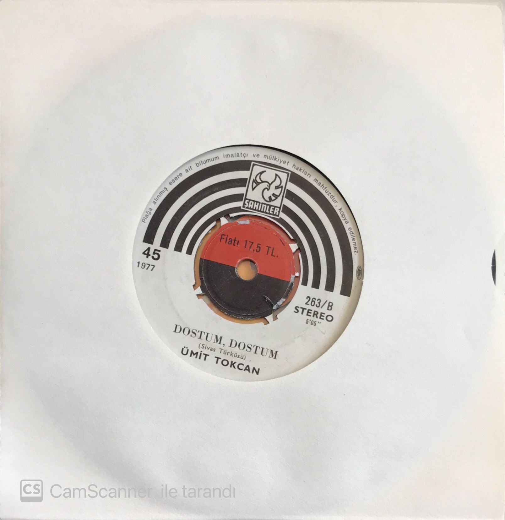 Ümit Tokcan - Dostum Dostum 45lik