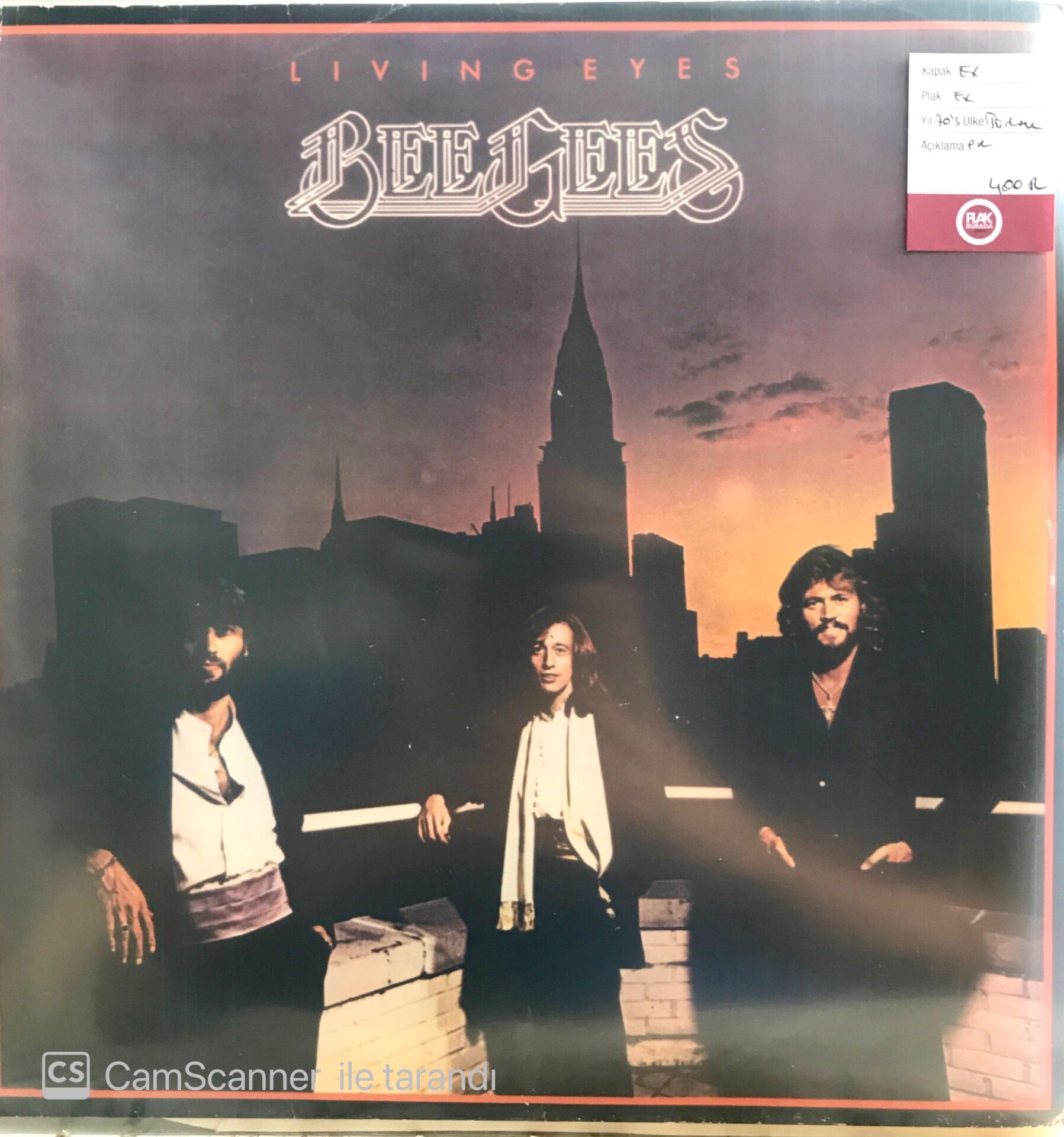 Bee Gees Living Eyes LP