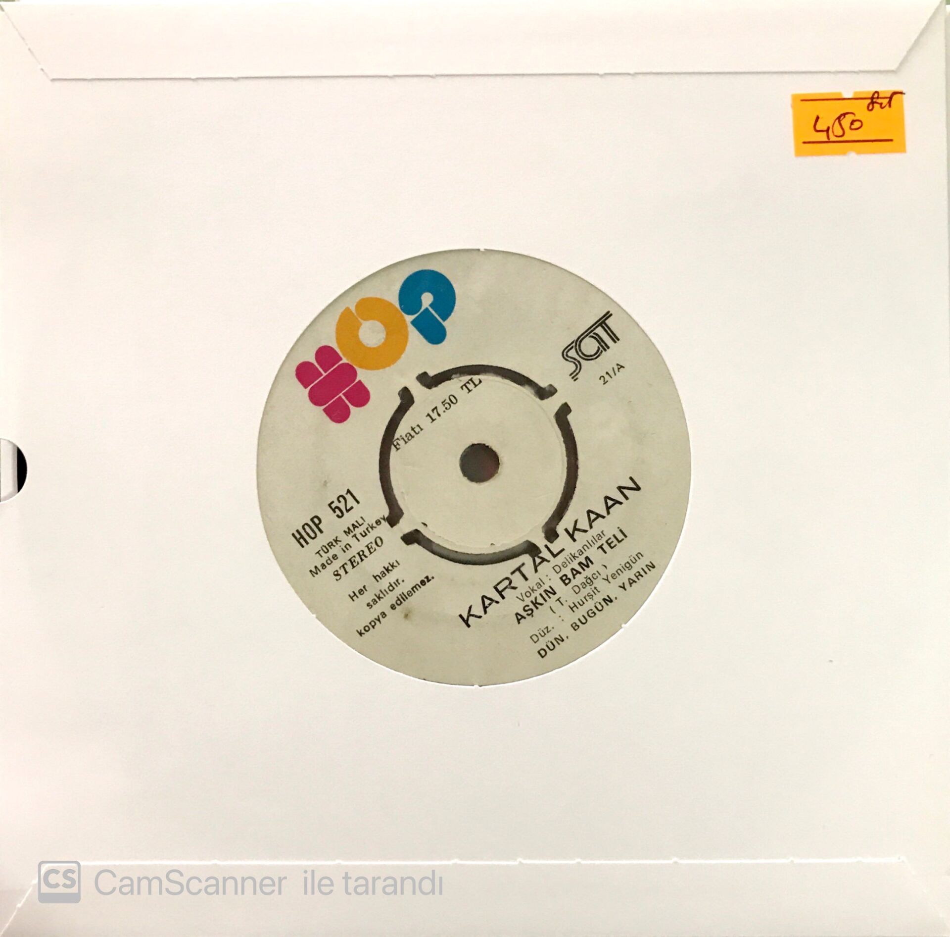 Kartal Kaan Aşkın Bam Teli 45lik