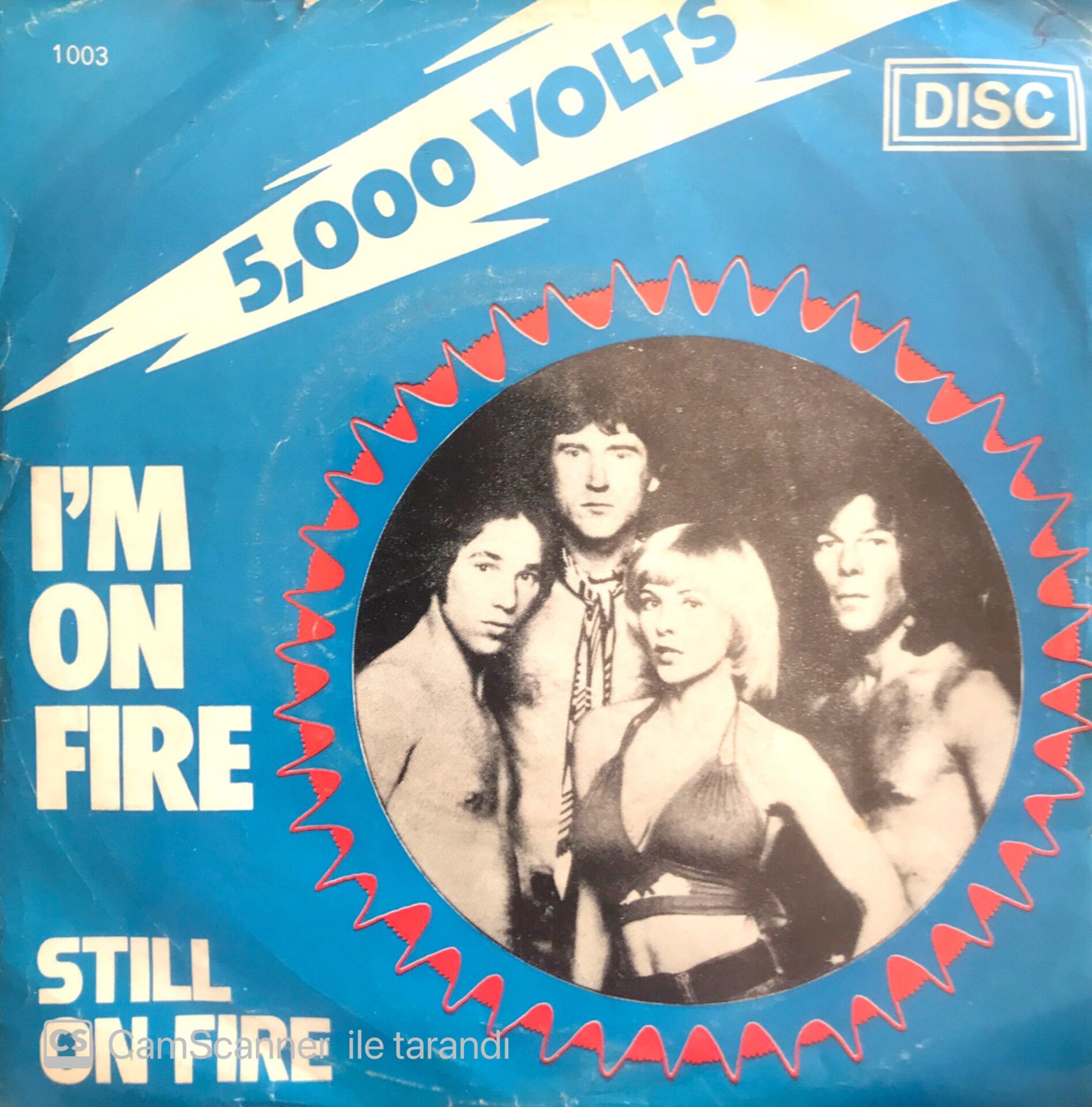5000 Volts / I'm On Fire 45'lik