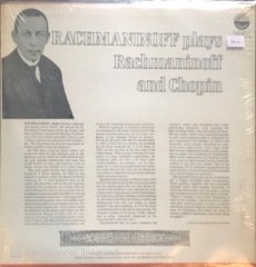 Rachmaninoff Plays Rachmaninoff And Chopin LP