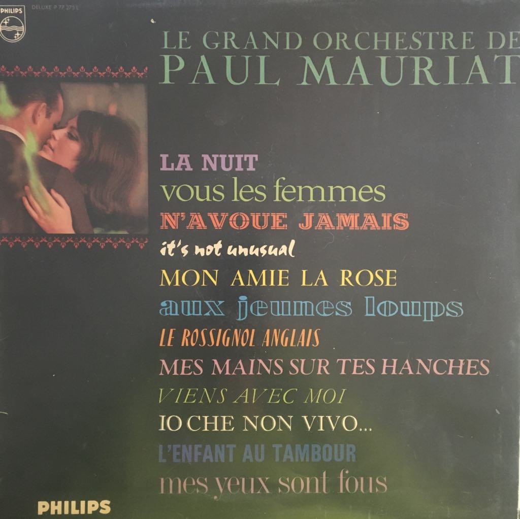 Le Grand Orchestre De Paul Mauriat La Nuit  LP