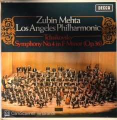 Zubin Mehta Los Angeles Philharmonic Tchaikovsky Symphony No.4 in F Minor (Op.36) LP
