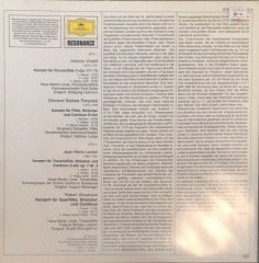 Flöten Konzerte Des Barock Vivaldi Pergolesi Leclair Voodcock LP