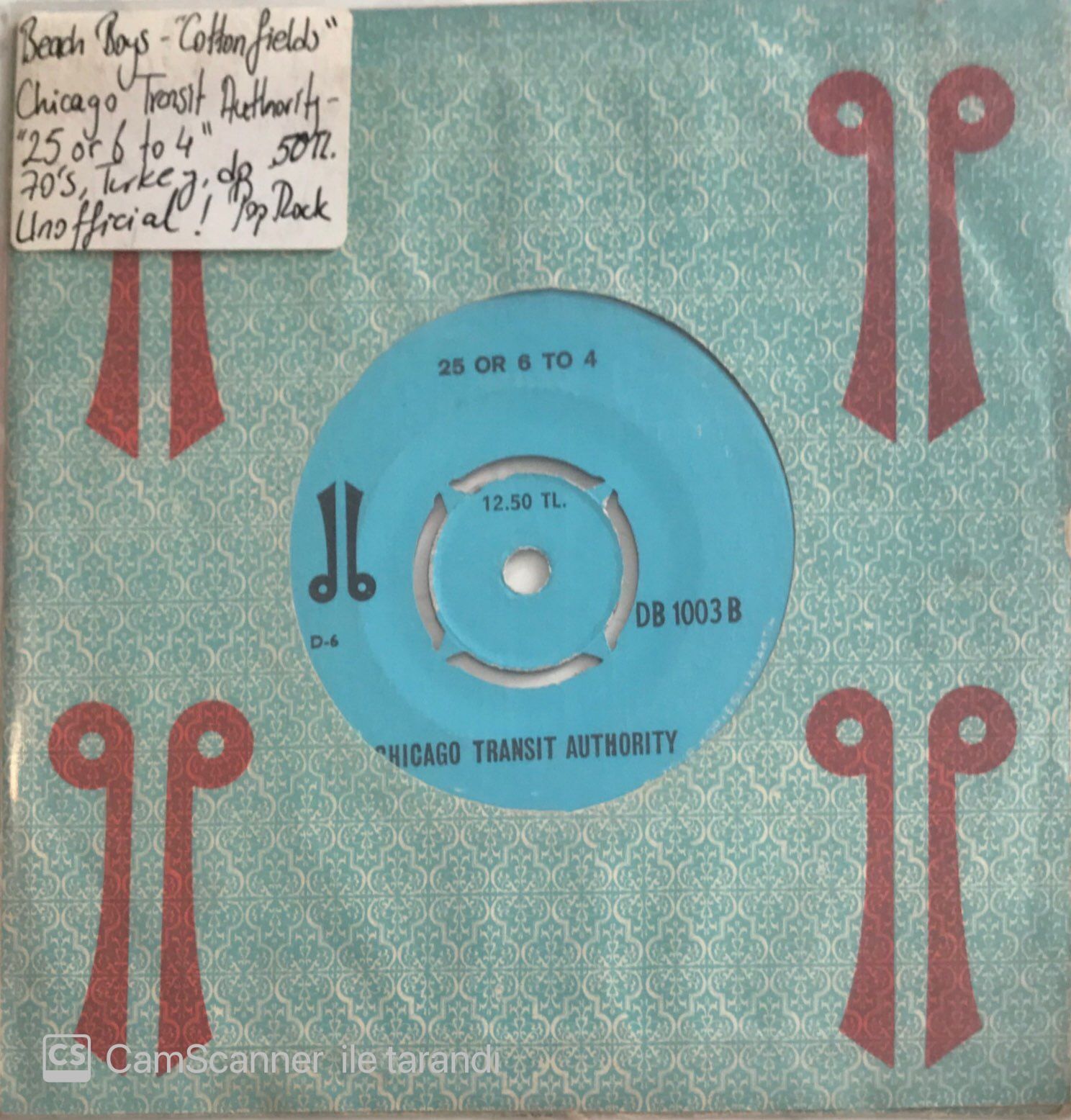 Beach Boys Cotton Fields 45lik