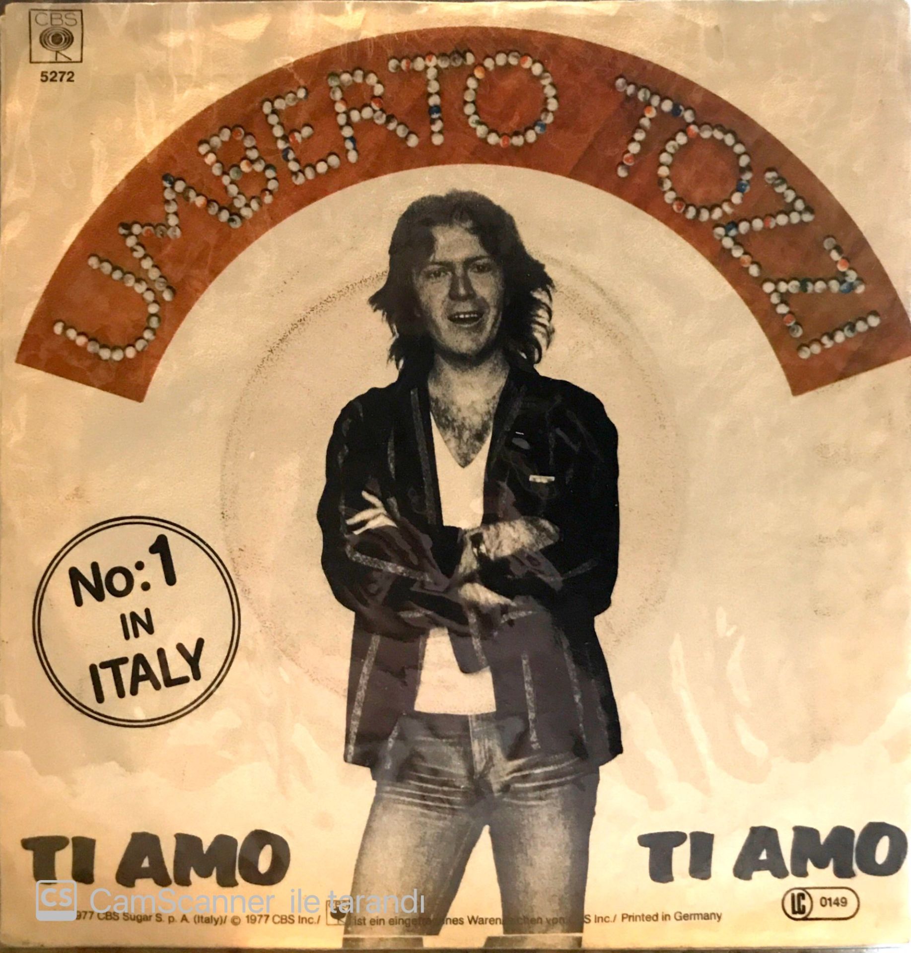 Umberto Tozzi - Ti Amo 45lik