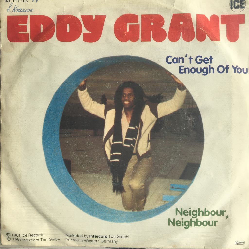 Eddy Grant Can't Get Enough Of You 45lik