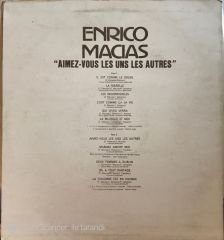 Enrico Macias Aimez-Vous Les Uns Les Autres LP