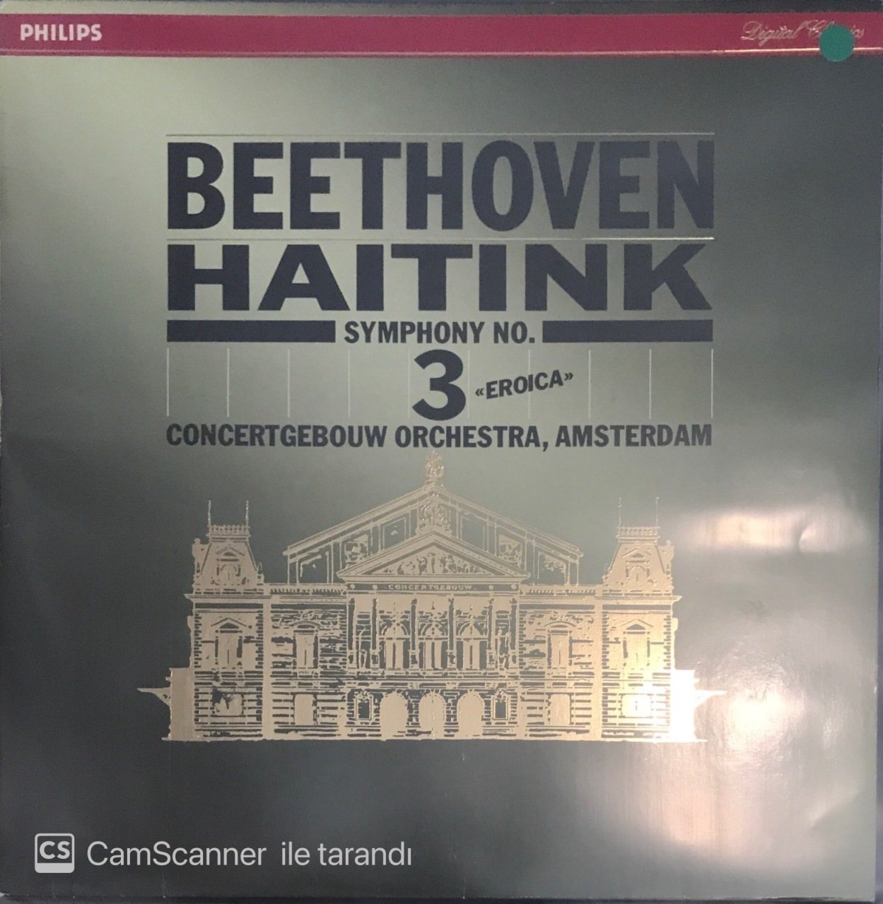 Beethoven Haitink Symphony No.3 Eroica Concertgebouw Orchestra Amsterdam LP